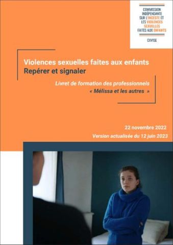 Couverture : Livret de formation « Mélissa et les autres »