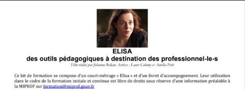 Couverture : Kit « Elisa » – les violences sexuelles faites aux femmes