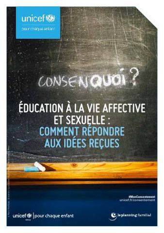 Couverture : Éducation à la vie affective et sexuelle : comment répondre aux idées reçues